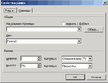 Присвоение рамке уникального имени